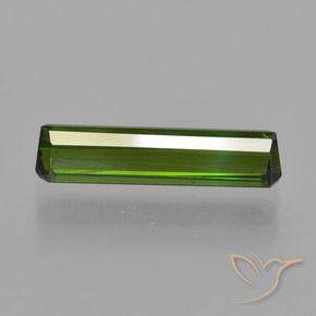 Tourmaline Gemstone in 13.9 x 3.6 mm Size for Sale, Tourmaline Stone in Forest Green Color