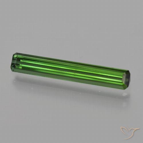 1.60ct Natural Forest Green Tourmaline, Emerald Cut, VS