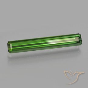 1.60 ct Green Tourmaline Stone, Natural Tourmaline in Octagon Facet Shape for Sale