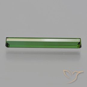 Tourmaline Gemstone in 19.8 x 3.2 mm Size for Sale, Tourmaline Stone in Forest Green Color