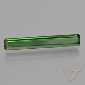 1.65 ct Green Tourmaline Stone, Natural Tourmaline in Octagon Facet Shape for Sale