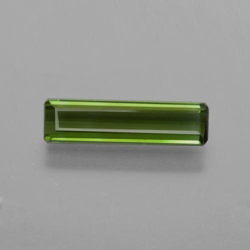 Forest Green Tourmaline Gem - 0.8ct Octagon Facet (ID: 416121)