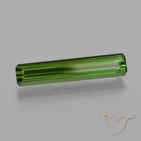 1.45 ct Green Tourmaline Stone, Natural Tourmaline in Octagon Facet Shape for Sale