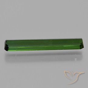 Tourmaline Gemstone in 18.6 x 3.2 mm Size for Sale, Tourmaline Stone in Forest Green Color