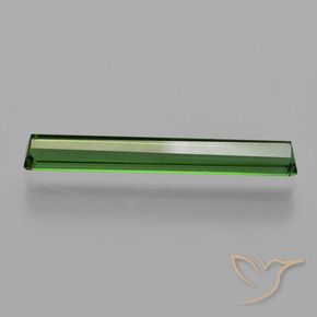 Tourmaline Gemstone in 19.5 x 3.1 mm Size for Sale, Tourmaline Stone in Earthy Green Color