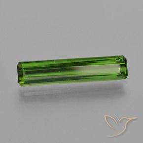 1.58 ct Green Tourmaline Stone, Natural Tourmaline in Octagon Facet Shape for Sale