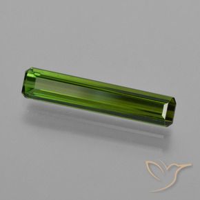 1.44 ct Green Tourmaline Stone, Natural Tourmaline in Octagon Facet Shape for Sale