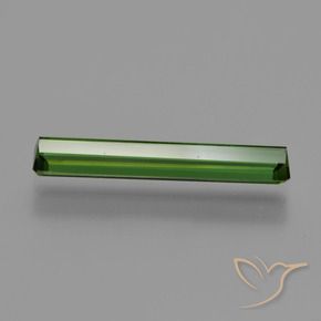 Tourmaline Gemstone in 17.9 x 3.3 mm Size for Sale, Tourmaline Stone in Dark Green Color