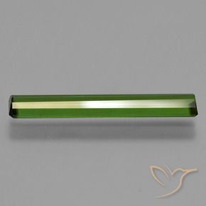 Tourmaline Gemstone in 20.8 x 3.2 mm Size for Sale, Tourmaline Stone in Forest Green Color