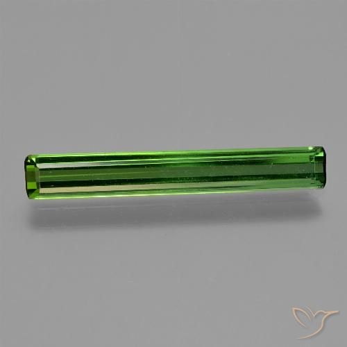 1.55ct Natural Earthy Green Tourmaline, Emerald Cut, VVS-VS
