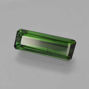 1.95 ct Green Tourmaline Stone, Natural Tourmaline in Octagon Facet Shape for Sale