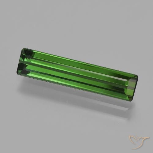 1.80ct Natural Green Tourmaline, Emerald Cut, VVS-VS