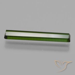 Tourmaline Gemstone in 20.4 x 3.5 mm Size for Sale, Tourmaline Stone in Dark Green Color