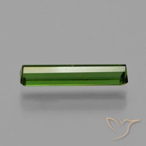 Tourmaline Gemstone in 13.5 x 3.2 mm Size for Sale, Tourmaline Stone in Dark Green Color