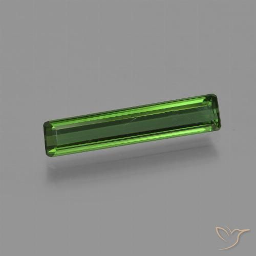 1.14ct Natural Forest Green Tourmaline, Emerald Cut, VVS-VS