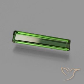 1.14 ct Green Tourmaline Stone, Natural Tourmaline in Octagon Facet Shape for Sale