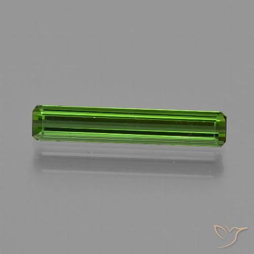 1.16ct Natural Deep Green Tourmaline, Emerald Cut, VVS-VS