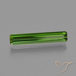 1.16 ct Green Tourmaline Stone, Natural Tourmaline in Octagon Facet Shape for Sale