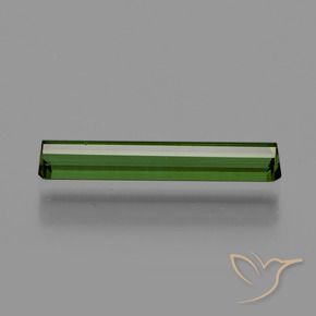 Tourmaline Gemstone in 15.8 x 2.9 mm Size for Sale, Tourmaline Stone in Deep Green Color