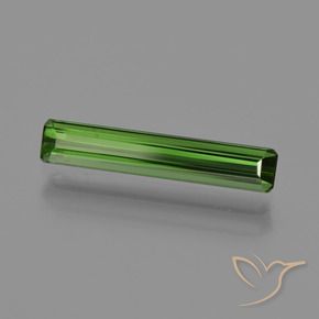 1.13 ct Green Tourmaline Stone, Natural Tourmaline in Octagon Facet Shape for Sale