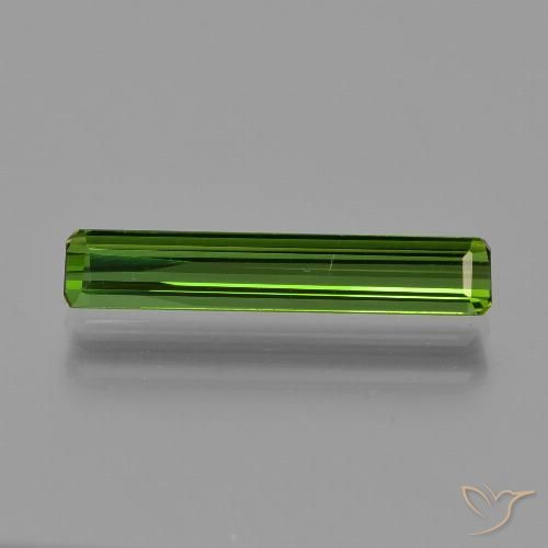 1.19ct Natural Forest Green Tourmaline, Emerald Cut, VVS-VS