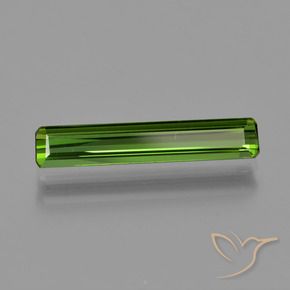 1.19 ct Green Tourmaline Stone, Natural Tourmaline in Octagon Facet Shape for Sale