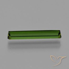 Tourmaline Gemstone in 15.9 x 2.9 mm Size for Sale, Tourmaline Stone in Forest Green Color