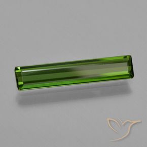1.14 ct Green Tourmaline Stone, Natural Tourmaline in Octagon Facet Shape for Sale
