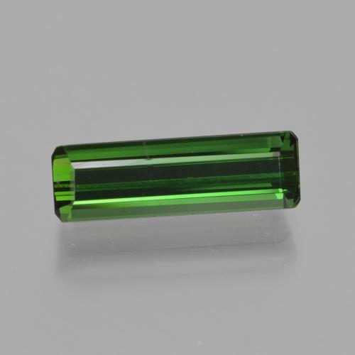 Dark Green Tourmaline Gem - 1.8ct Octagon Facet (ID: 416180)