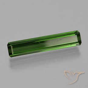 1.78 ct Green Tourmaline Stone, Natural Tourmaline in Octagon Facet Shape for Sale