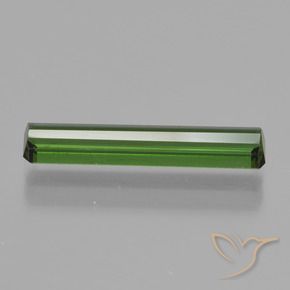Tourmaline Gemstone in 17.1 x 3.5 mm Size for Sale, Tourmaline Stone in Dark Green Color