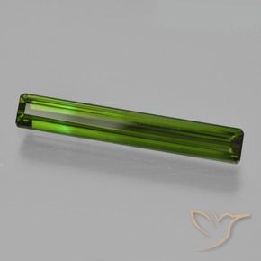 1.70 ct Green Tourmaline Stone, Natural Tourmaline in Octagon Facet Shape for Sale