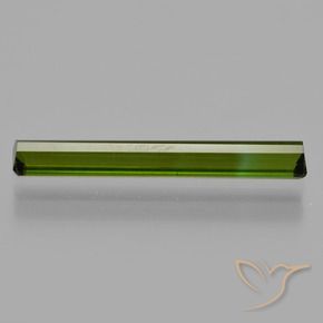 Tourmaline Gemstone in 20.5 x 3.1 mm Size for Sale, Tourmaline Stone in Dark Green Color