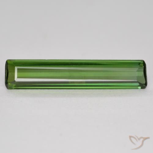 0.93ct Natural Dark Green Tourmaline, Emerald Cut, VVS-VS