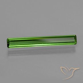 0.97 ct Green Tourmaline Stone, Natural Tourmaline in Octagon Facet Shape for Sale