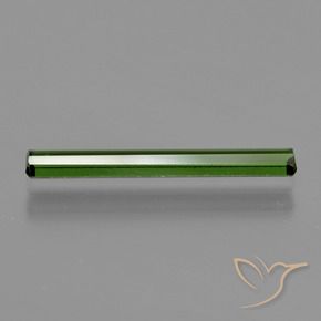 Tourmaline Gemstone in 19 x 2.8 mm Size for Sale, Tourmaline Stone in Medium Green Color