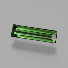 Earthy Green Tourmaline Gem - 0.8ct Octagon Facet (ID: 416207)