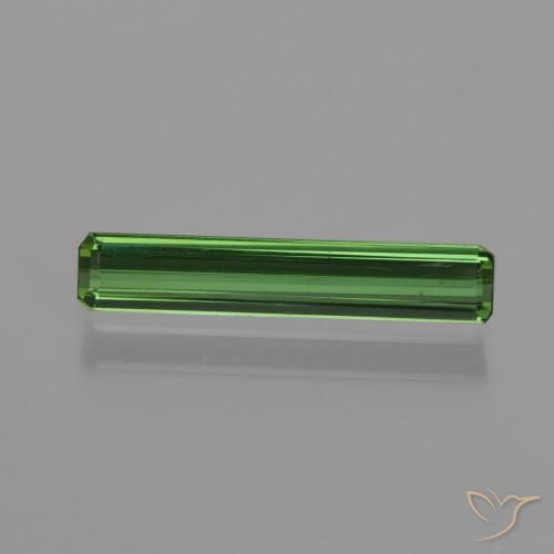 0.94ct Natural Earthy Green Tourmaline, Emerald Cut, VS