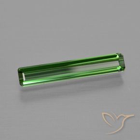 0.90 ct Green Tourmaline Stone, Natural Tourmaline in Octagon Facet Shape for Sale