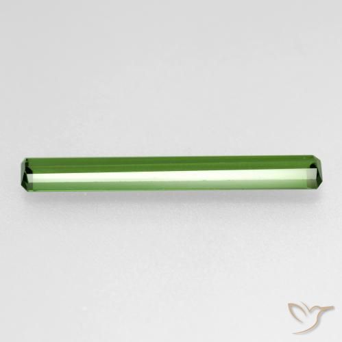 Tourmaline Gemstone in 19.5 x 2.8 mm Size for Sale, Tourmaline Stone in Warm Green Color