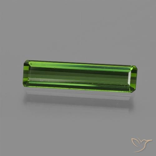 1.08ct Natural Forest Green Tourmaline, Emerald Cut, VS