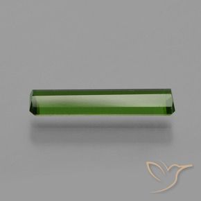 Tourmaline Gemstone in 14 x 3.4 mm Size for Sale, Tourmaline Stone in Forest Green Color