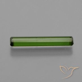 Tourmaline Gemstone in 15.9 x 3.5 mm Size for Sale, Tourmaline Stone in Earthy Green Color