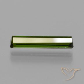 Tourmaline Gemstone in 13.7 x 3.4 mm Size for Sale, Tourmaline Stone in Deep Green Color