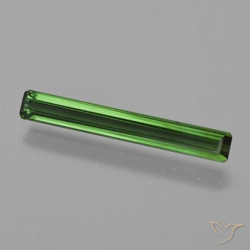 1.27ct Natural Forest Green Tourmaline, Emerald Cut, VS