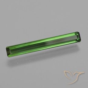 1.27 ct Green Tourmaline Stone, Natural Tourmaline in Octagon Facet Shape for Sale