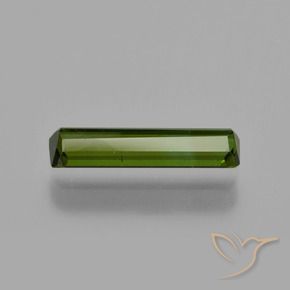 Tourmaline Gemstone in 12.1 x 2.9 mm Size for Sale, Tourmaline Stone in Dark Green Color