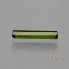 Tourmaline Gemstone in 12.9 x 2.8 mm Size for Sale, Tourmaline Stone in Medium Green Color