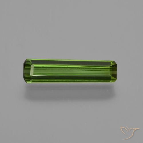 0.81ct Natural Forest Green Tourmaline, Emerald Cut, VVS-VS