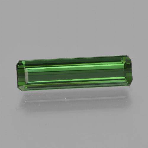 Deep Green Tourmaline Gem - 1.5ct Octagon Facet (ID: 416300)